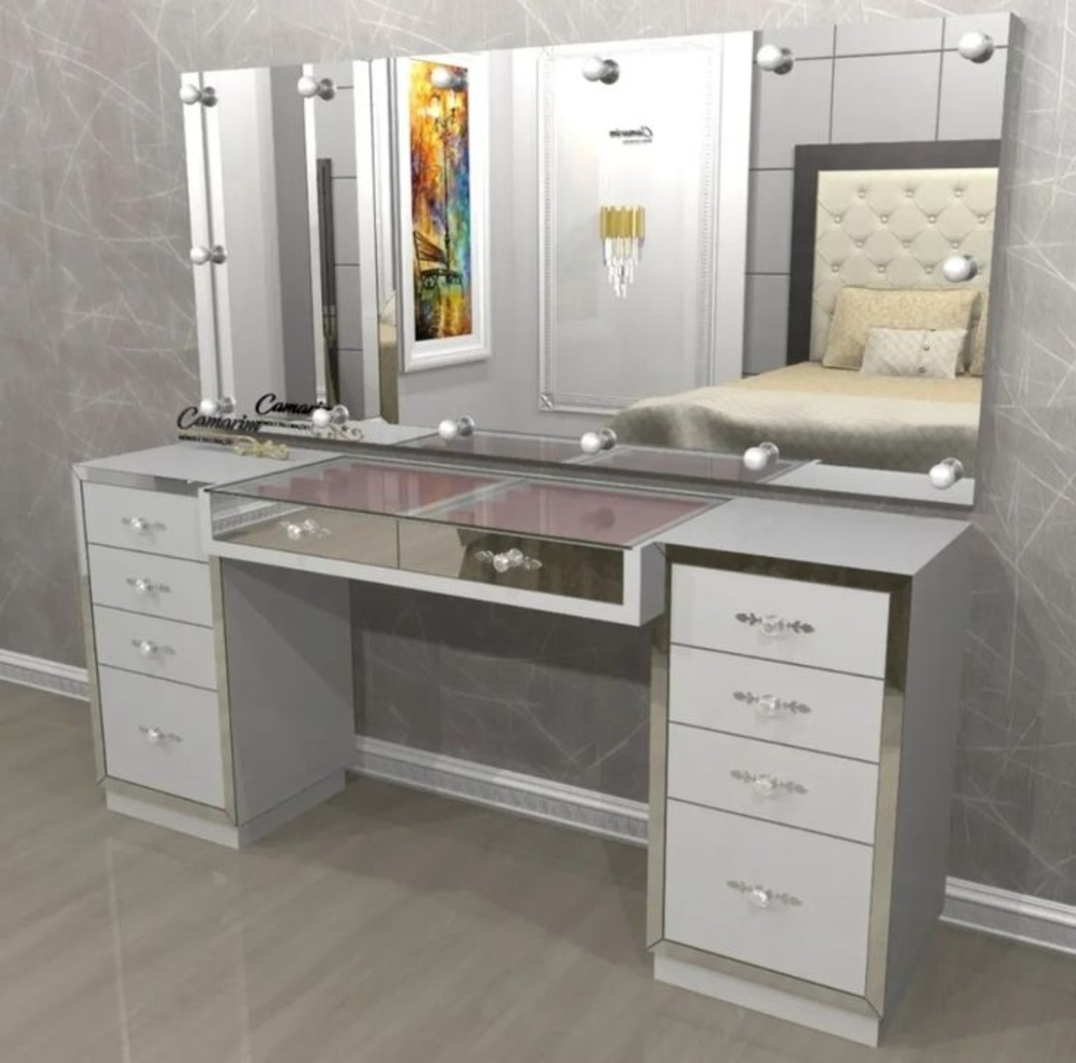 Tocador Referencia TH-23: vista frontal
